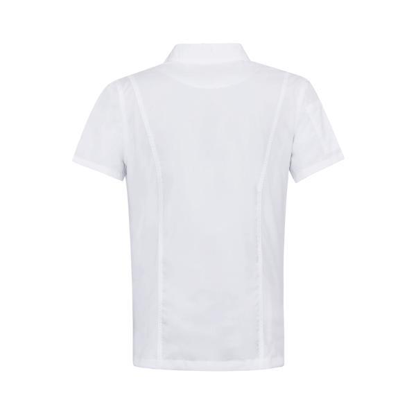 White Universal Short Sleeve Filipina Shirt For Men